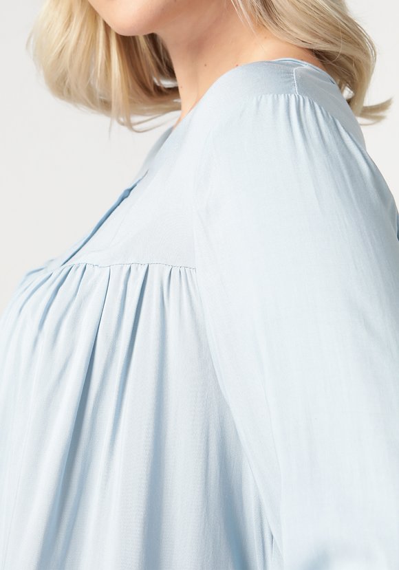 Блуза свободного кроя на пуговичках шир.  580, рис. 15