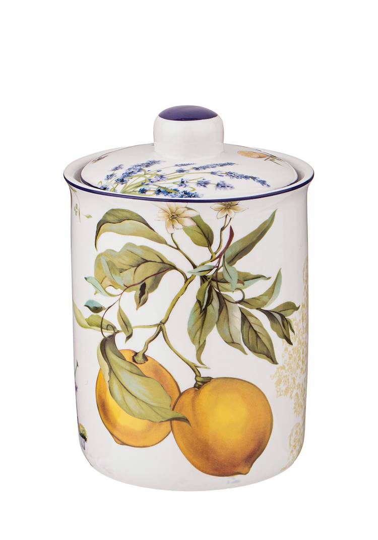 Банка из фарфора с крышкой шир.  750, рис. 5