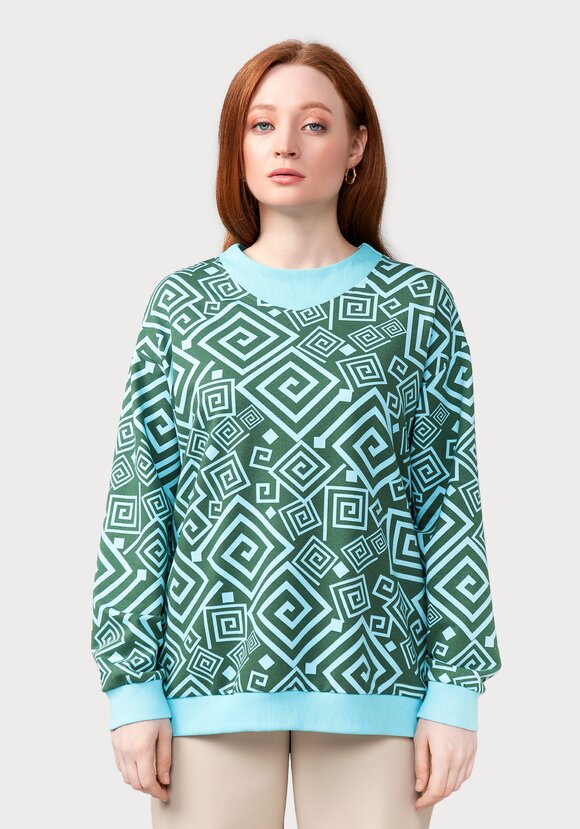 Джемпер из трикотажной ткани шир.  580, рис. 4