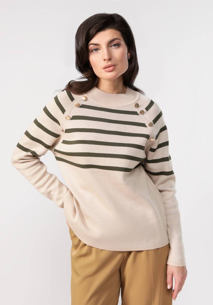 Джемпер-тельняшка в полоску шир.  750, рис. 17