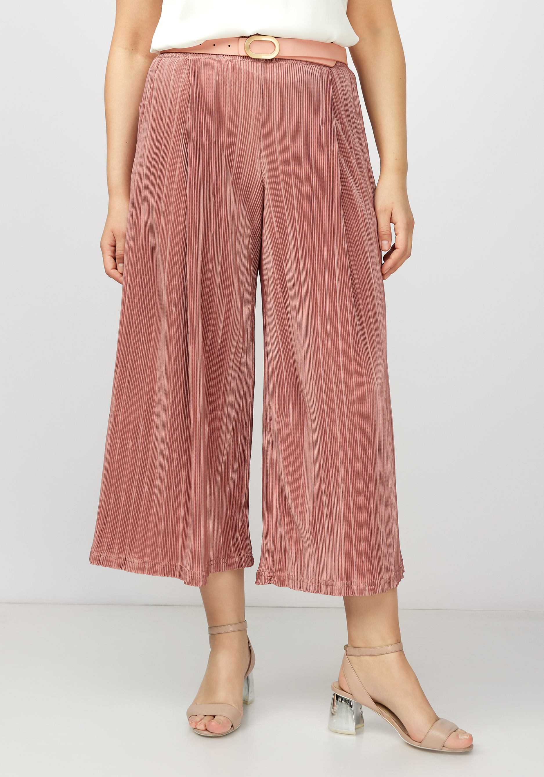 Юбка-брюки "Стелла" Синель, цвет розовый, размер 60 - фото 1