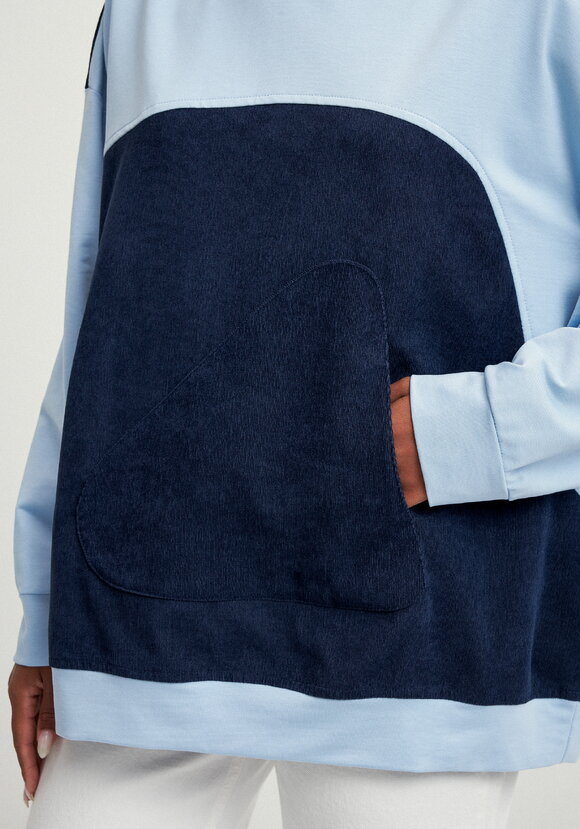 Худи оверсайз комбинированное шир.  580, рис. 15