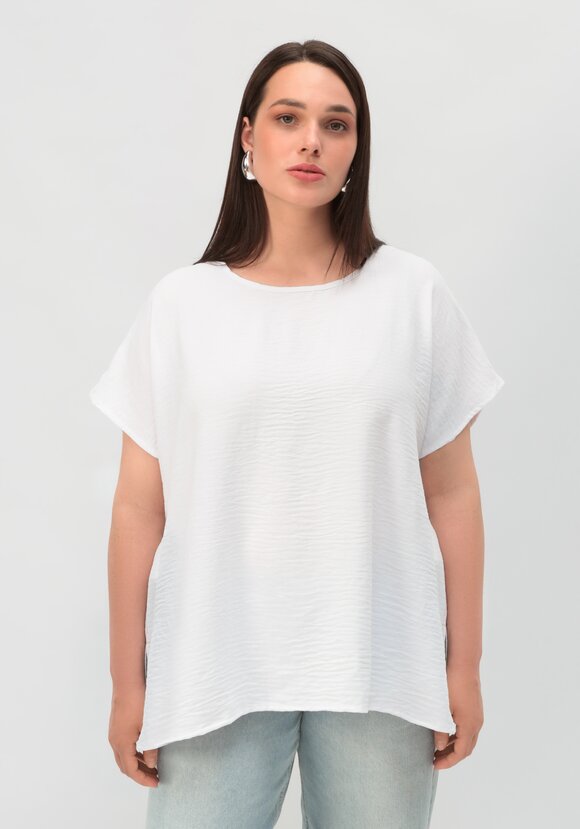 Блуза базовая со спущенной линией плеча шир.  580, рис. 9