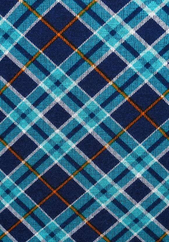 Платье в клетку с карманами из эко-кожи шир.  580, рис. 12