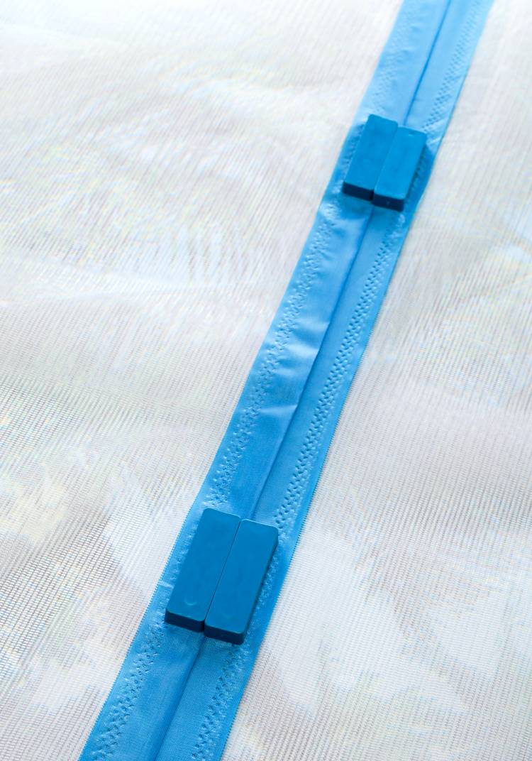 Москитная сетка на дверь с магнитами, 2шт. шир.  750, рис. 14