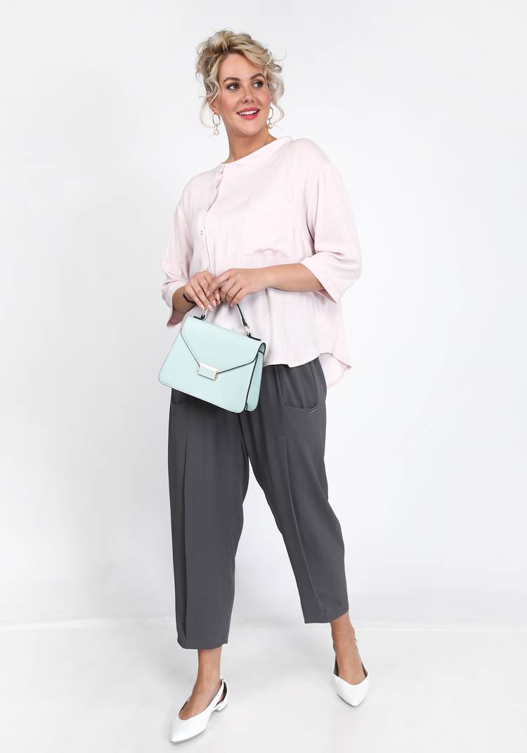 Блуза с асимметричной застежкой на кнопках шир.  750, рис. 5