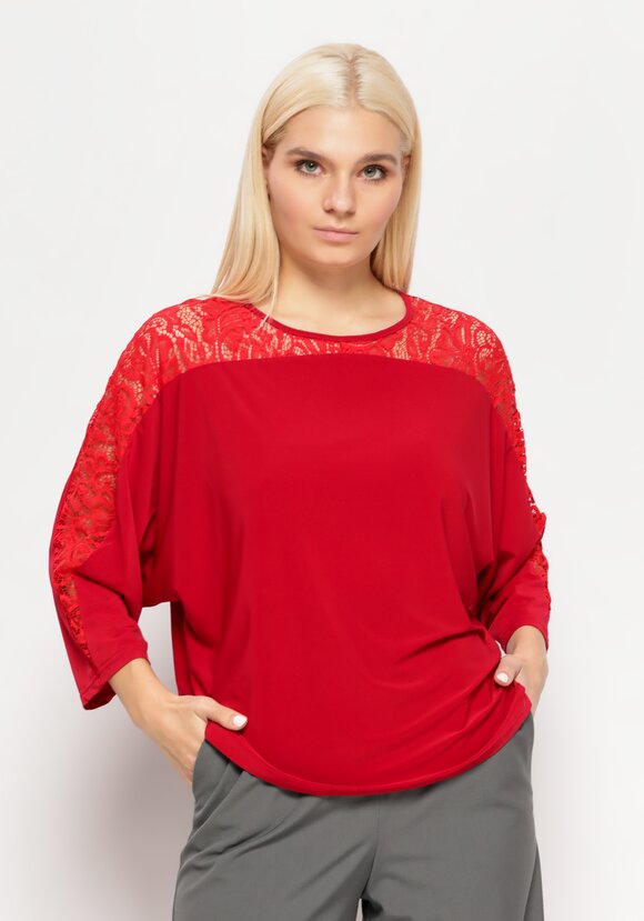 Блуза с рукавами Лeтучая мышь шир.  580, рис. 13