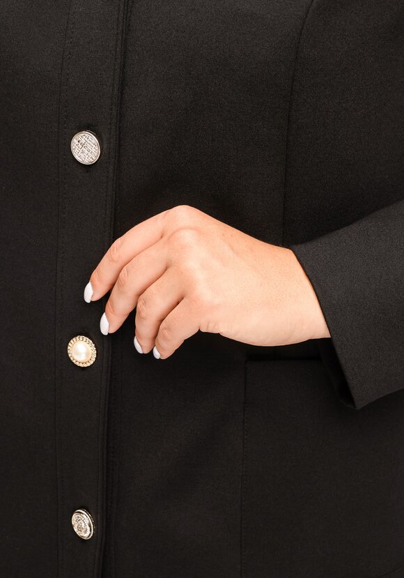 Пиджак с дизайнерскими пуговицами шир.  580, рис. 14