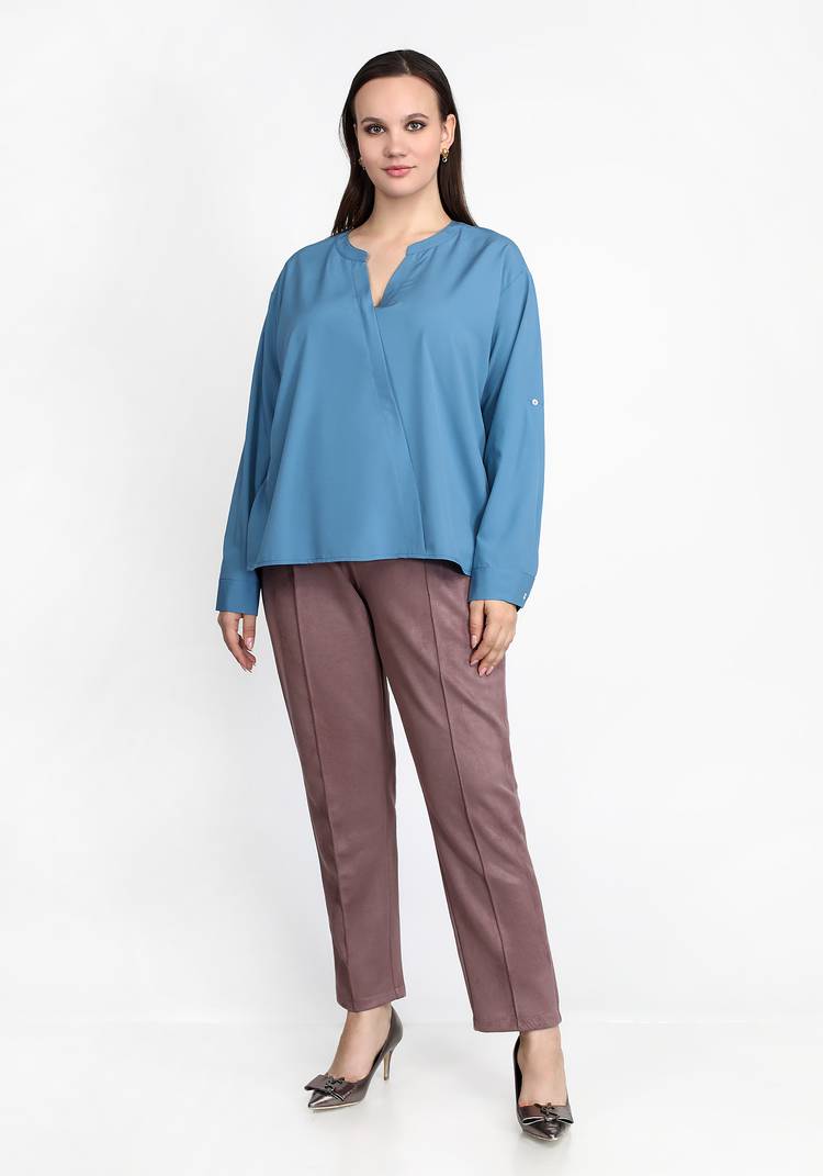 Блуза Приятная палитра шир.  750, рис. 17