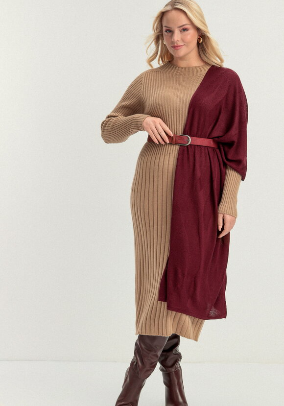 Платье прямого силуэта в рубчик шир.  580, рис. 1