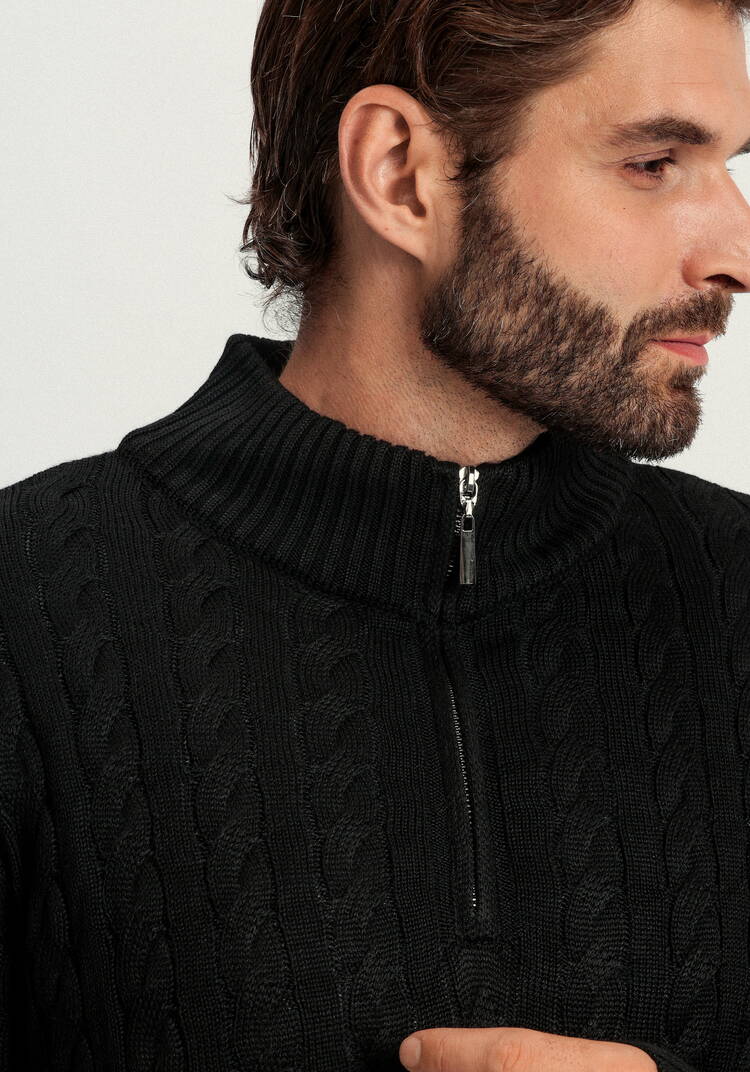 Джемпер с высоким горлом и молнией до груди шир.  750, рис. 21