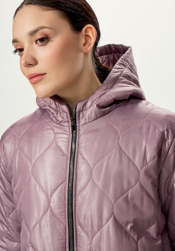 Куртка прямого кроя с капюшоном на молнии шир.  580, рис. 5