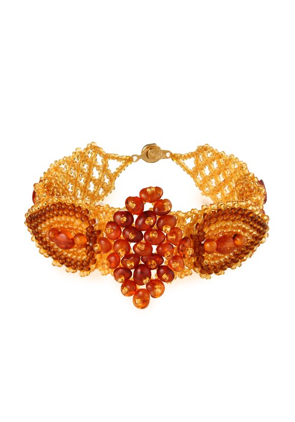 Браслет Янтарный свет шир.  580, рис. 1