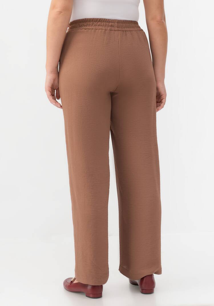 Брюки палаццо на резинке шир.  750, рис. 28