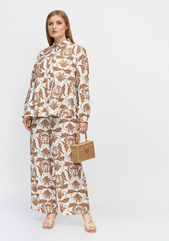 Костюм из льна Вечер в Сорренто шир.  580, рис. 1