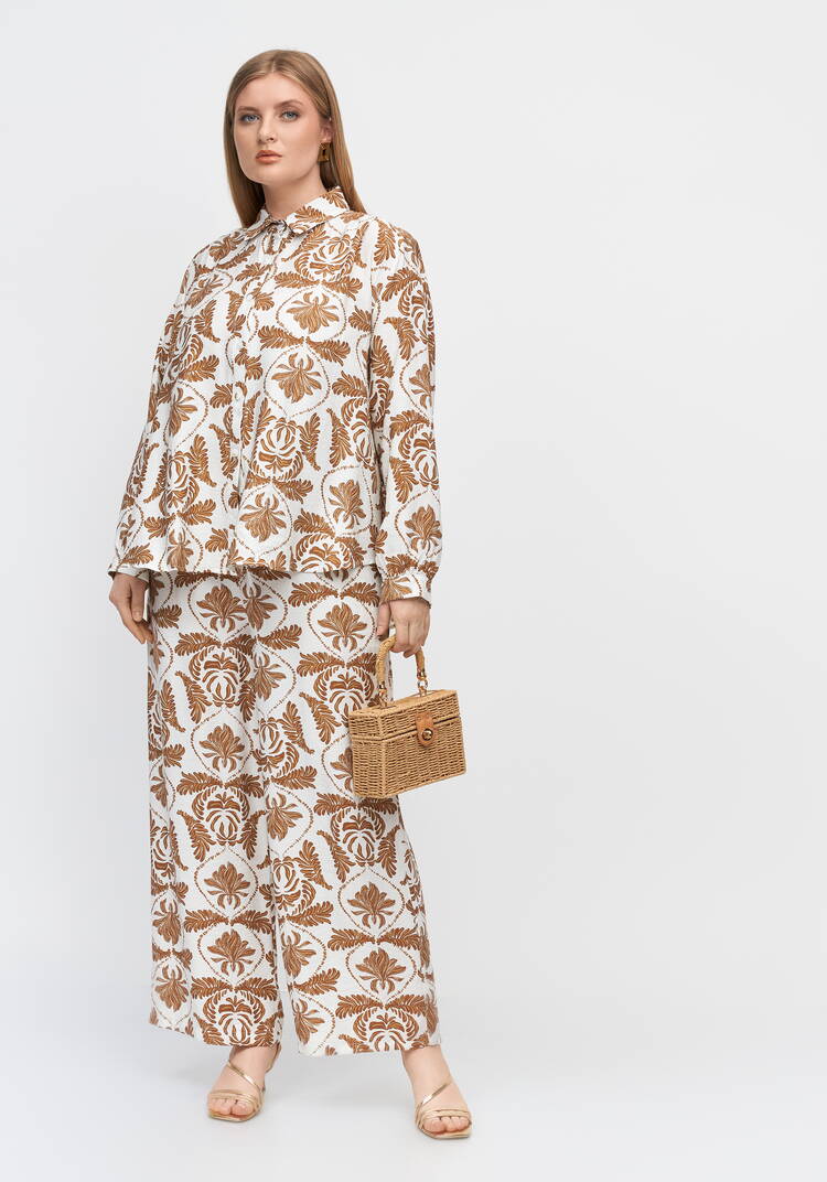 Костюм из льна Вечер в Сорренто шир.  750, рис. 1