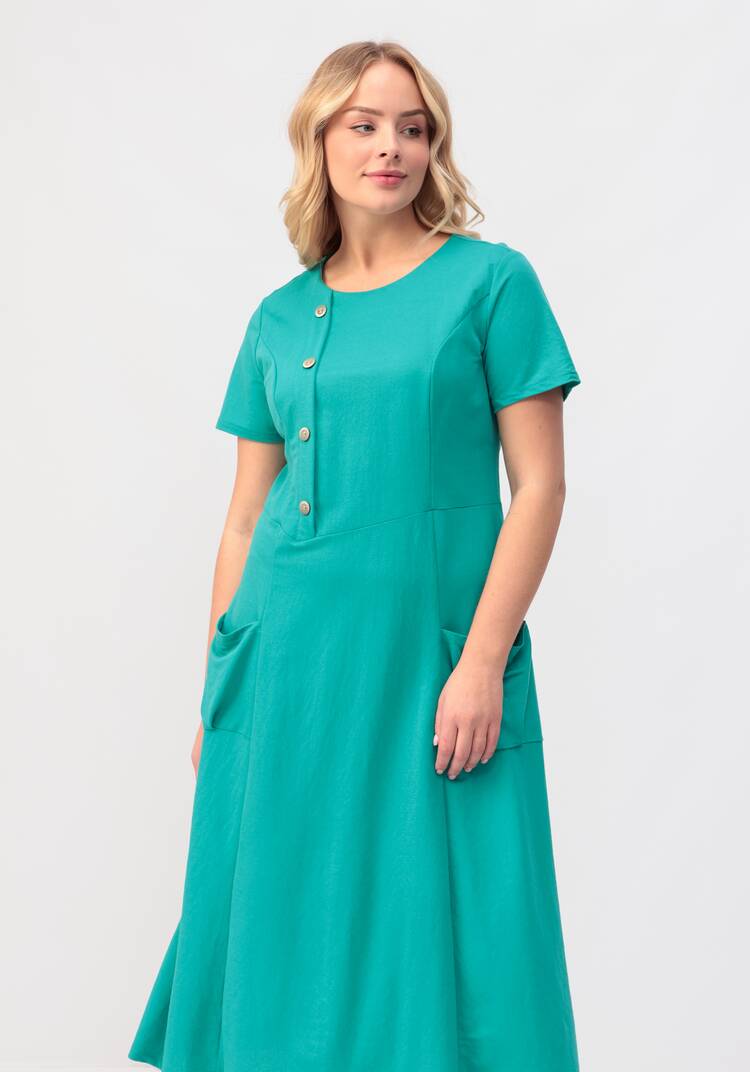 Платье свободного кроя Нинель шир.  750, рис. 12