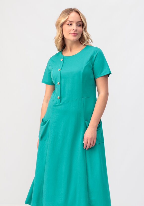 Платье свободного кроя Нинель шир.  580, рис. 12