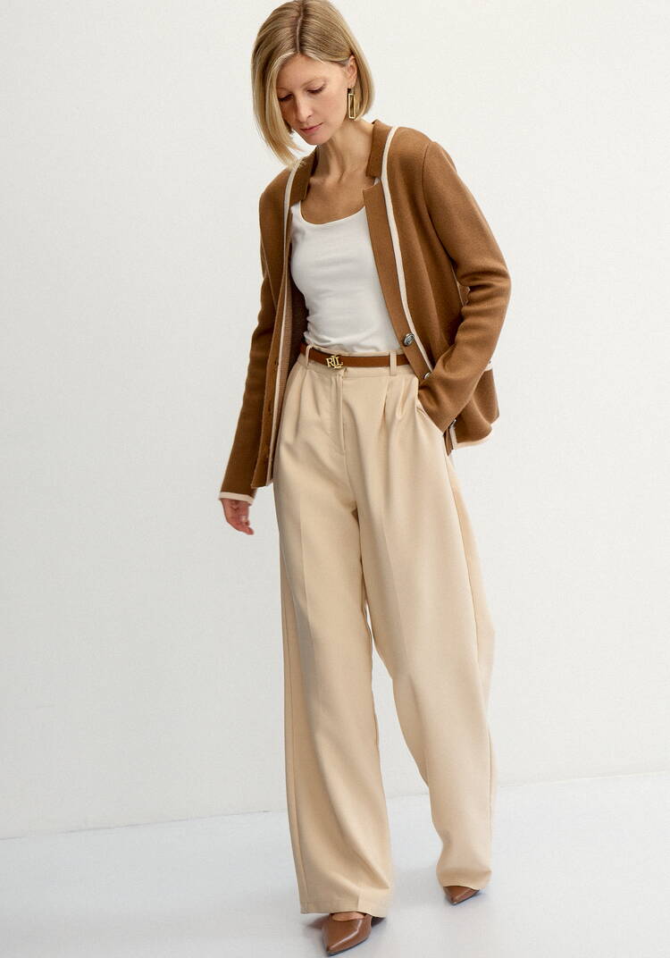 Жакет женский с контрастным кантом шир.  750, рис. 6