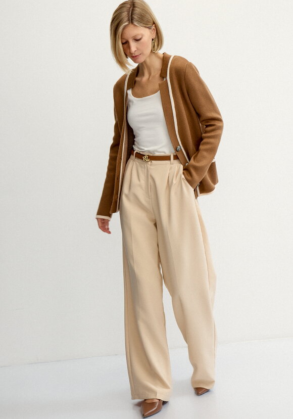 Жакет женский с контрастным кантом шир.  580, рис. 6