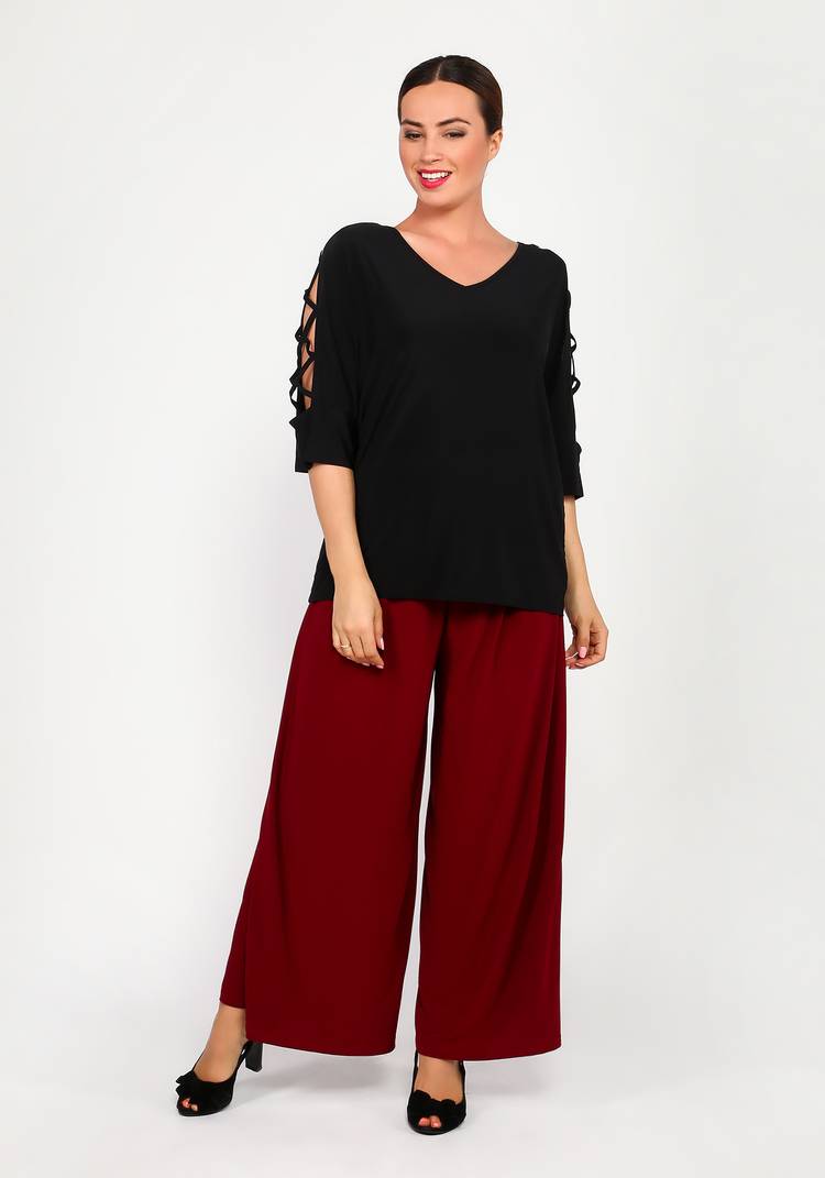 Блузка с оригинальными рукавами 1/2 шир.  750, рис. 10