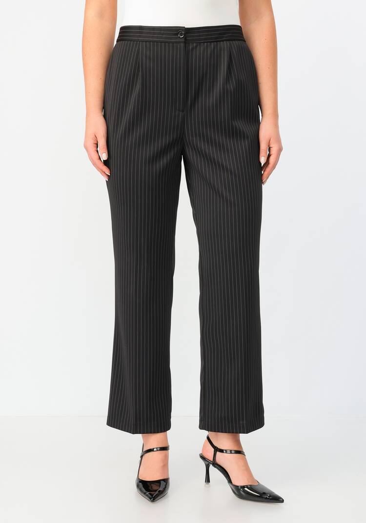 Брюки прямого кроя в полоску шир.  750, рис. 30