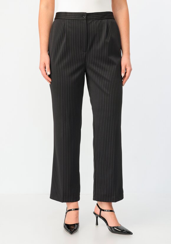 Брюки прямого кроя в полоску шир.  580, рис. 30