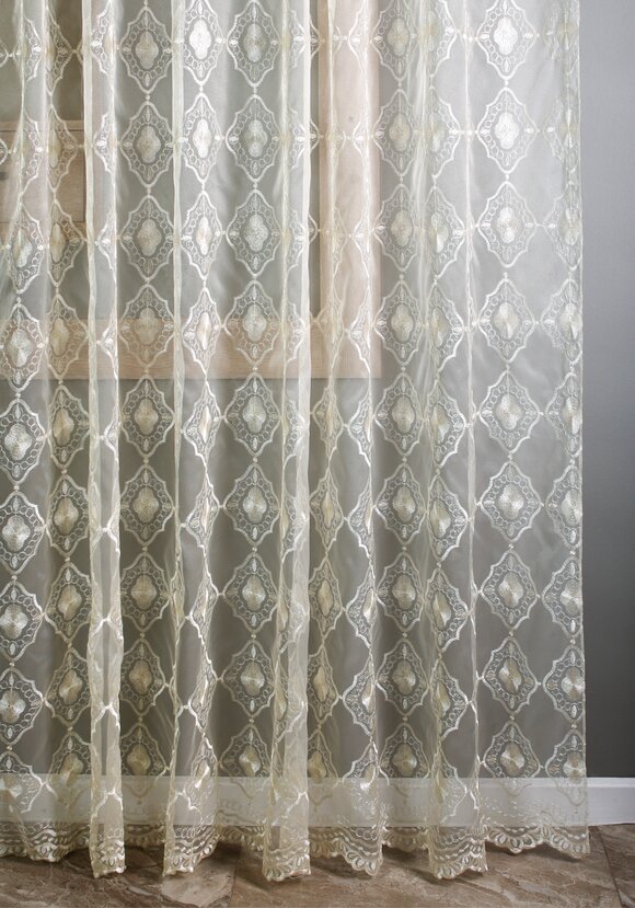 Тюль-сетка Кружевница шир.  580, рис. 7