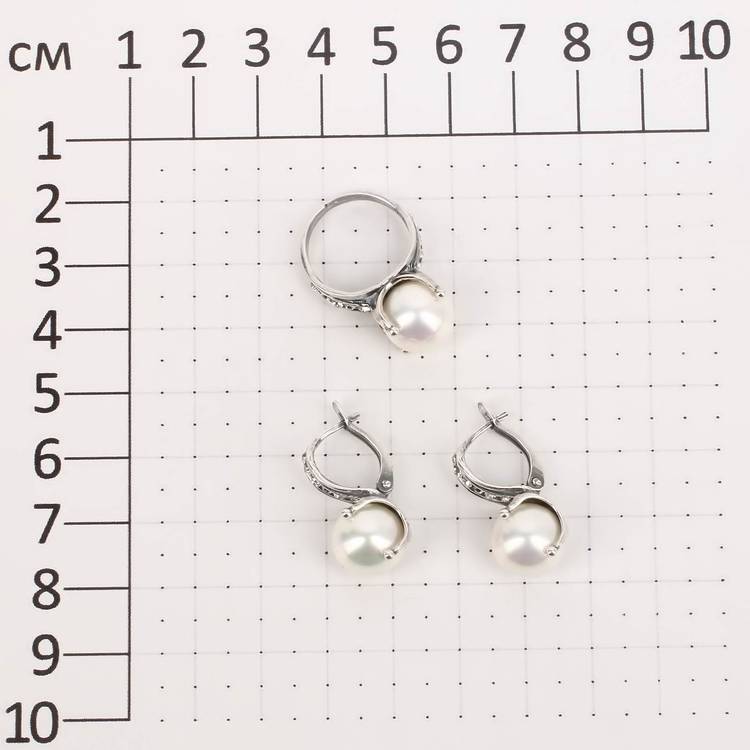 Набор серьги+кольцо Адриана шир.  750, рис. 10