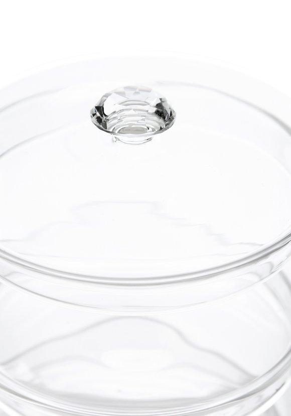 Конфетница с крышкой 3-ярусная Даймонд шир.  580, рис. 3