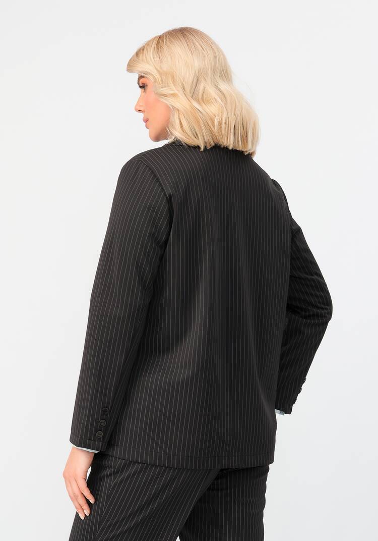 Пиджак однобортный в полоску шир.  750, рис. 32