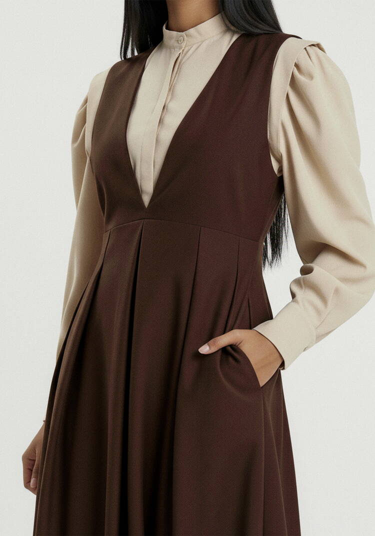 Сарафан с рюшей на спинке шир.  750, рис. 13