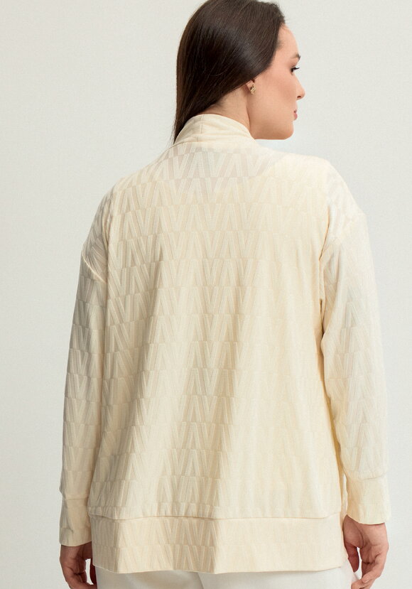 Кардиган с фактурным рисунком шир.  580, рис. 10