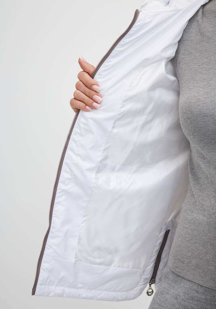 Куртка с контрастной молнией Вероника шир.  750, рис. 13