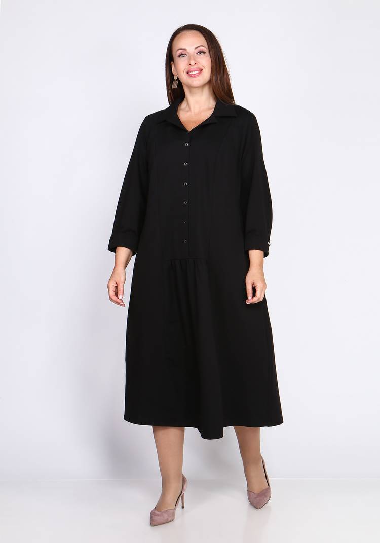 Платье-макси с английским воротником шир.  750, рис. 5