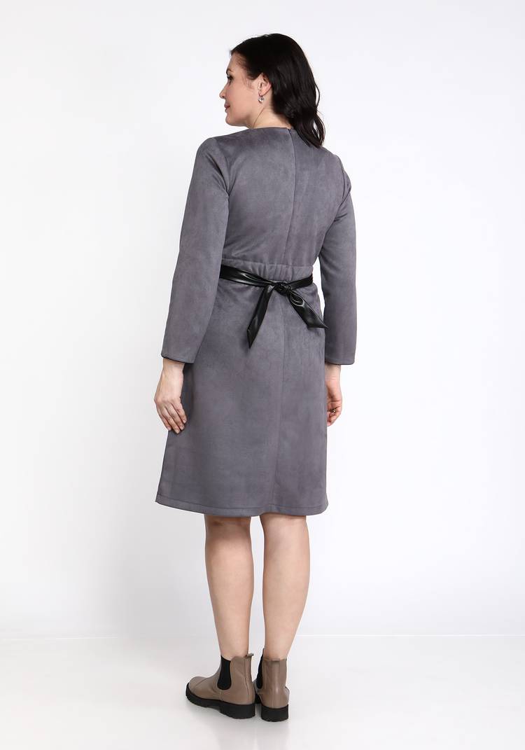 Платье с кулиской из эко-замши шир.  750, рис. 11