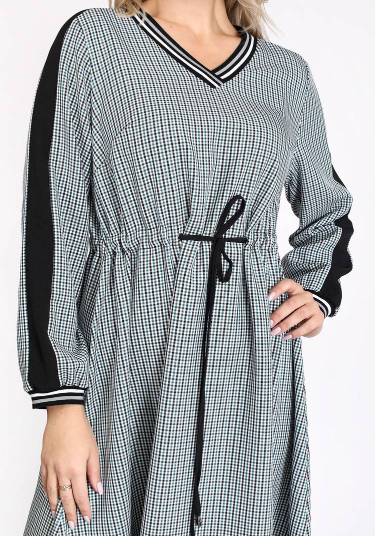 Платье миди с кулиской на талии шир.  750, рис. 8