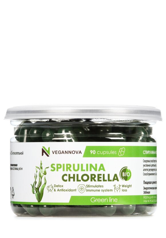 Капсулы Спирулина + Хлорелла, 2 шт. шир.  580, рис. 2