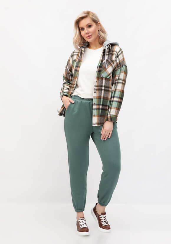 Брюки из футера на эластичной ленте шир.  580, рис. 7