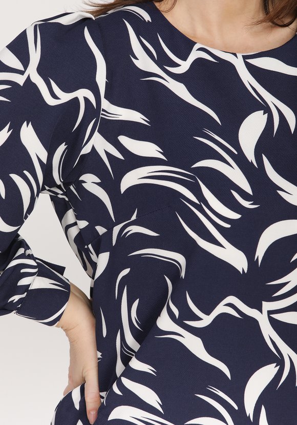 Блуза Загадочное спокойствие шир.  580, рис. 9