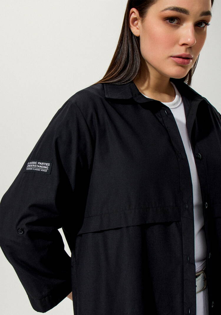 Рубашка с патами на рукаве Джоан шир.  750, рис. 36