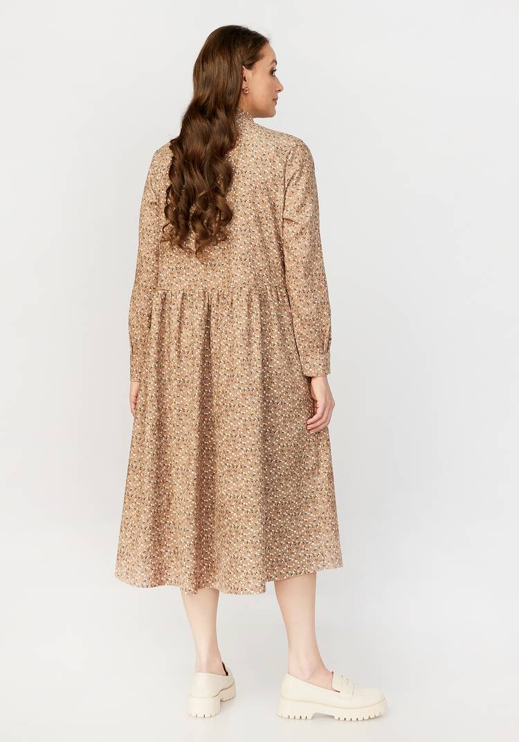 Платье свободного кроя со сборкой на талии шир.  750, рис. 3