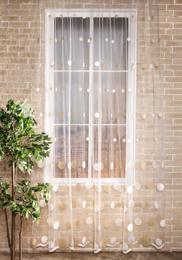 Тюль интерьерный Жемчужный дождь шир.  580, рис. 2