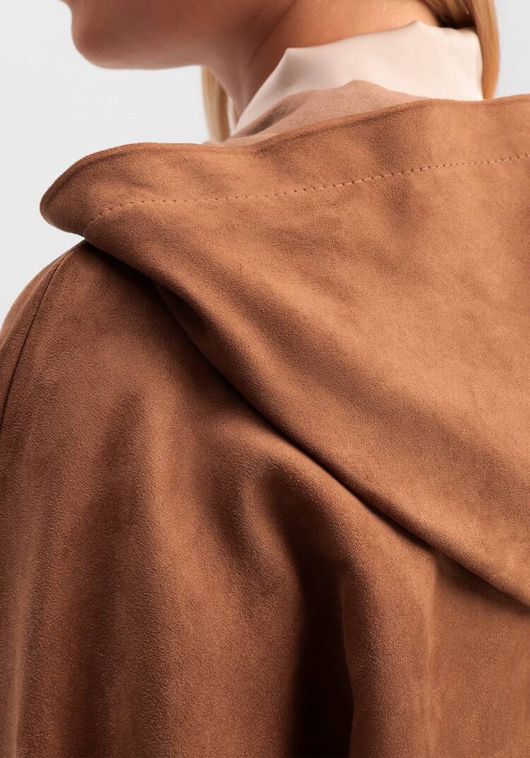 Плащ из экозамши шир.  750, рис. 15