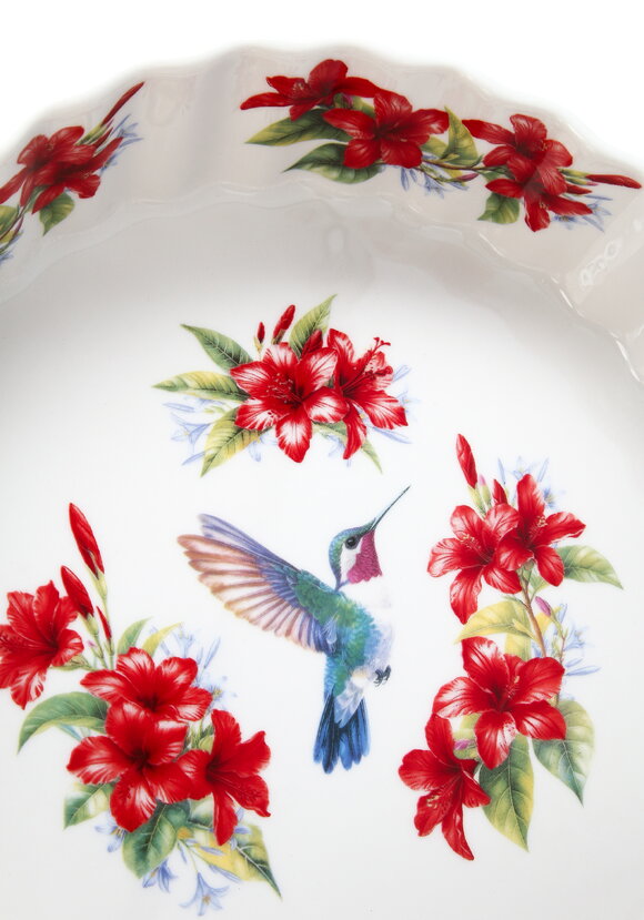 Блюдо круглое из фарфора шир.  580, рис. 12