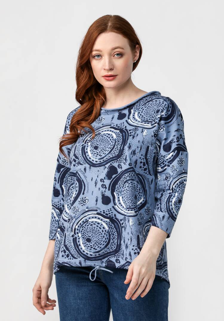 Джемпер с оригинальным орнаментом Моника шир.  750, рис. 8