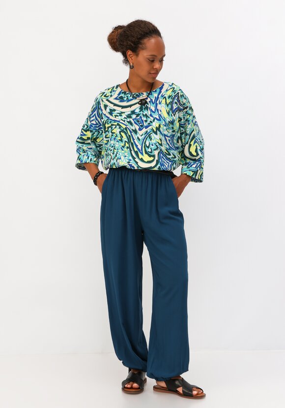 Брюки-шаровары на резинке шир.  580, рис. 8