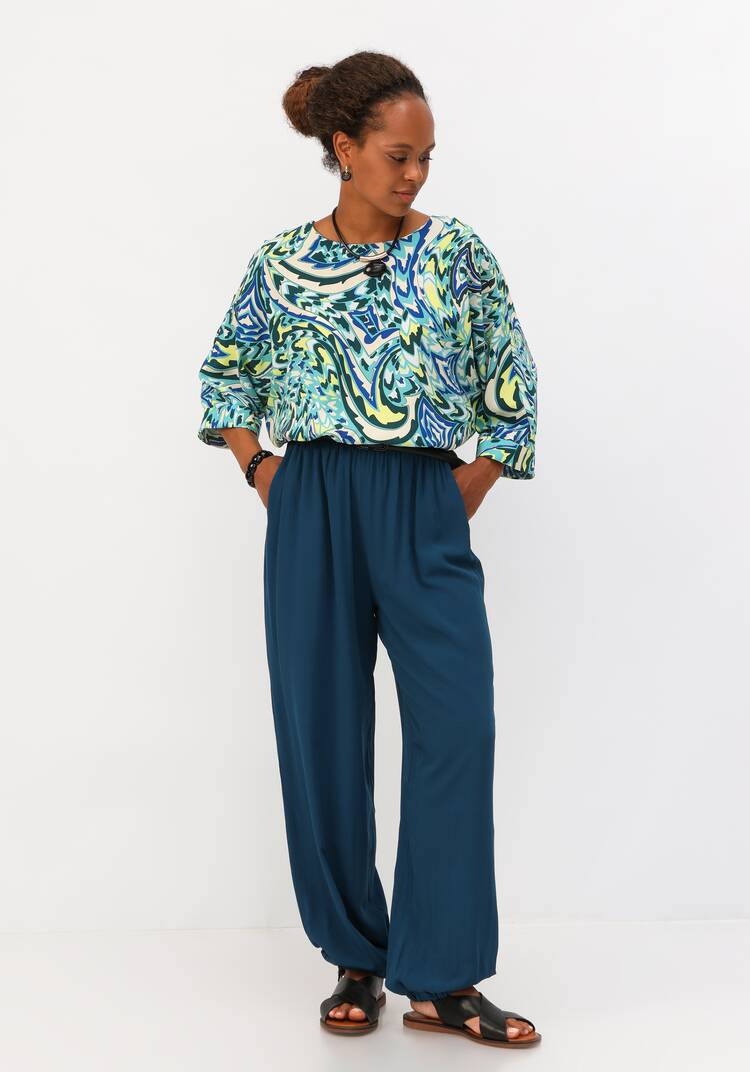 Брюки-шаровары на резинке шир.  750, рис. 8