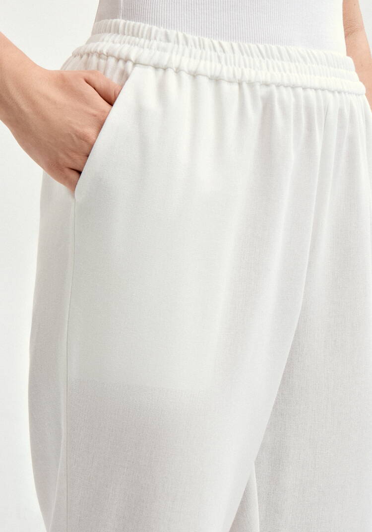 Брюки прямые изо льна шир.  750, рис. 13