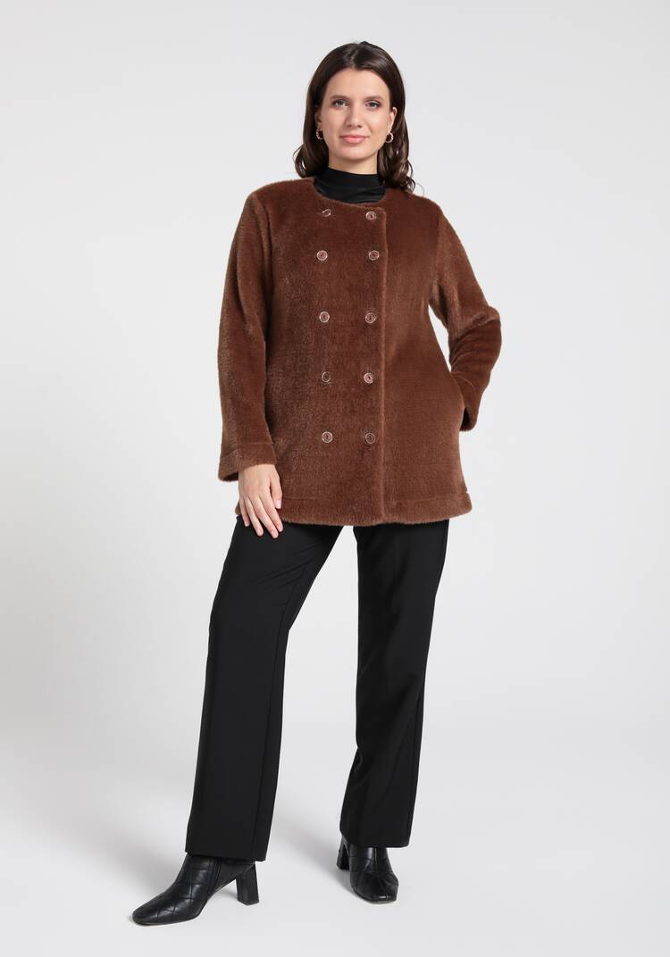 Пиджак двубортный утепленный Стейси шир.  750, рис. 10